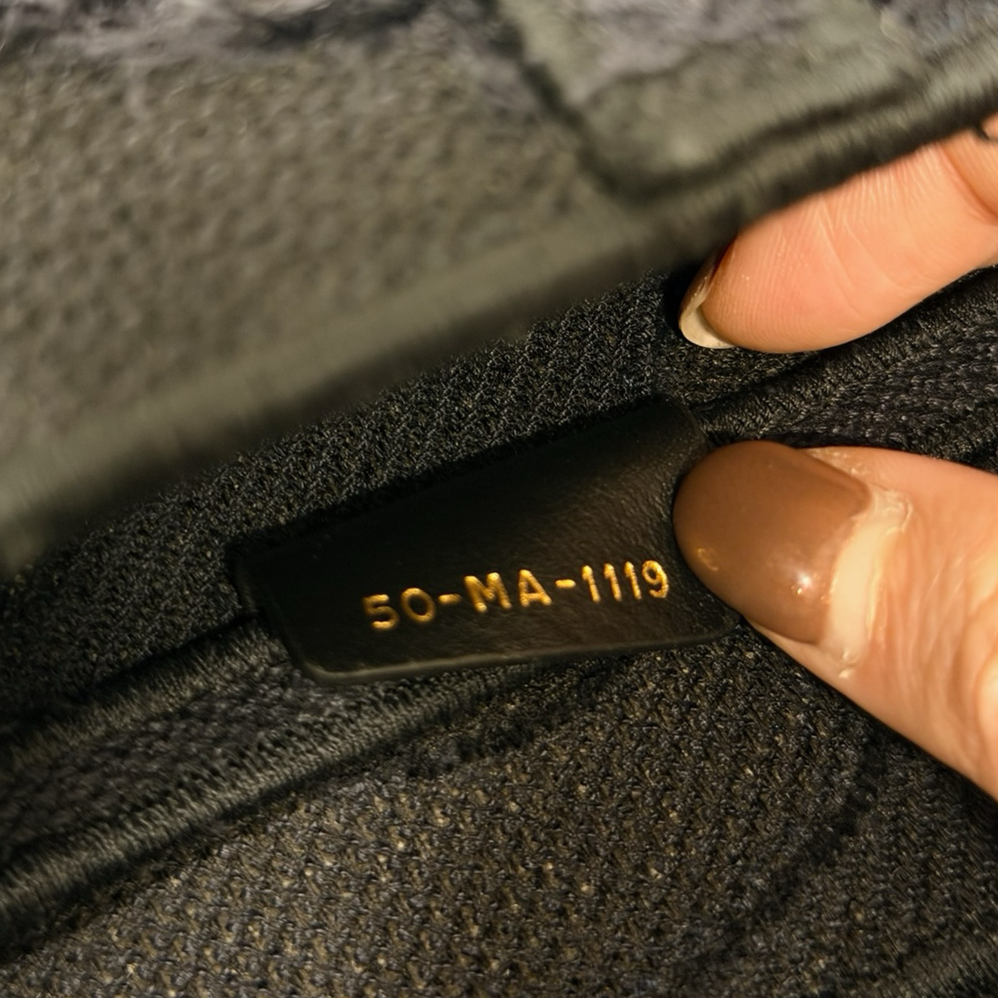 Dior Denim Medium Saddle Bag - GHW / Blue