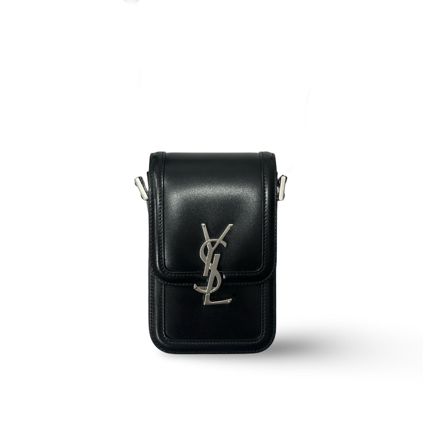 Saint Laurent Solferino Cross Body Bag - SHW / Black