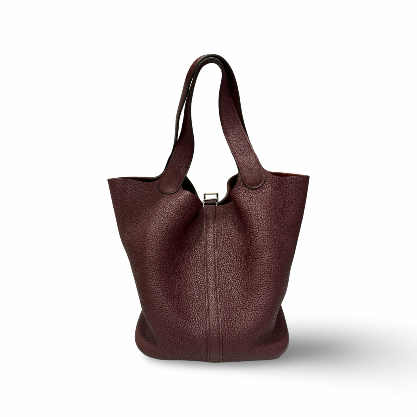 Hermes Togo Picotin 22 - SHW / Burgundy