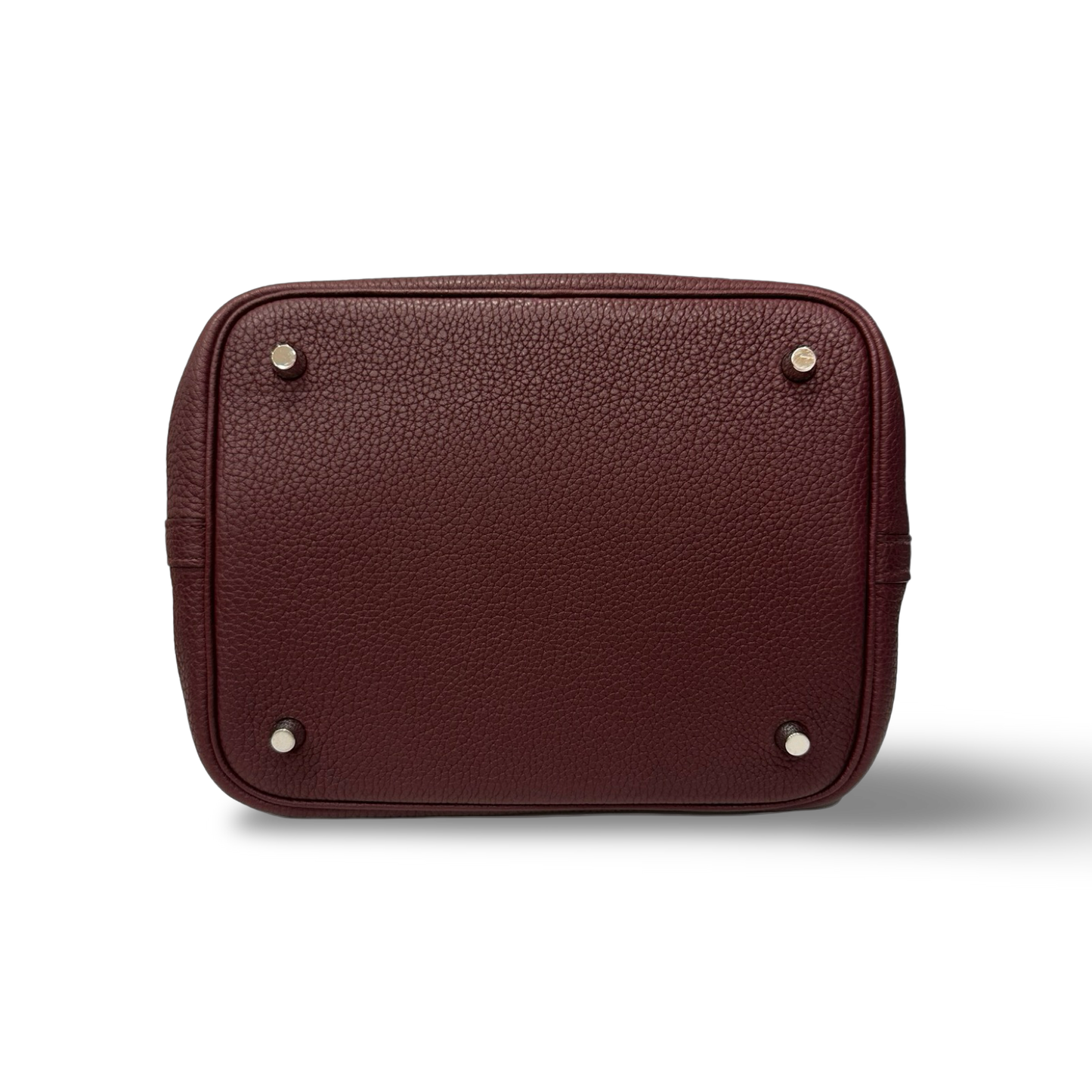 Hermes Togo Picotin 22 - SHW / Burgundy