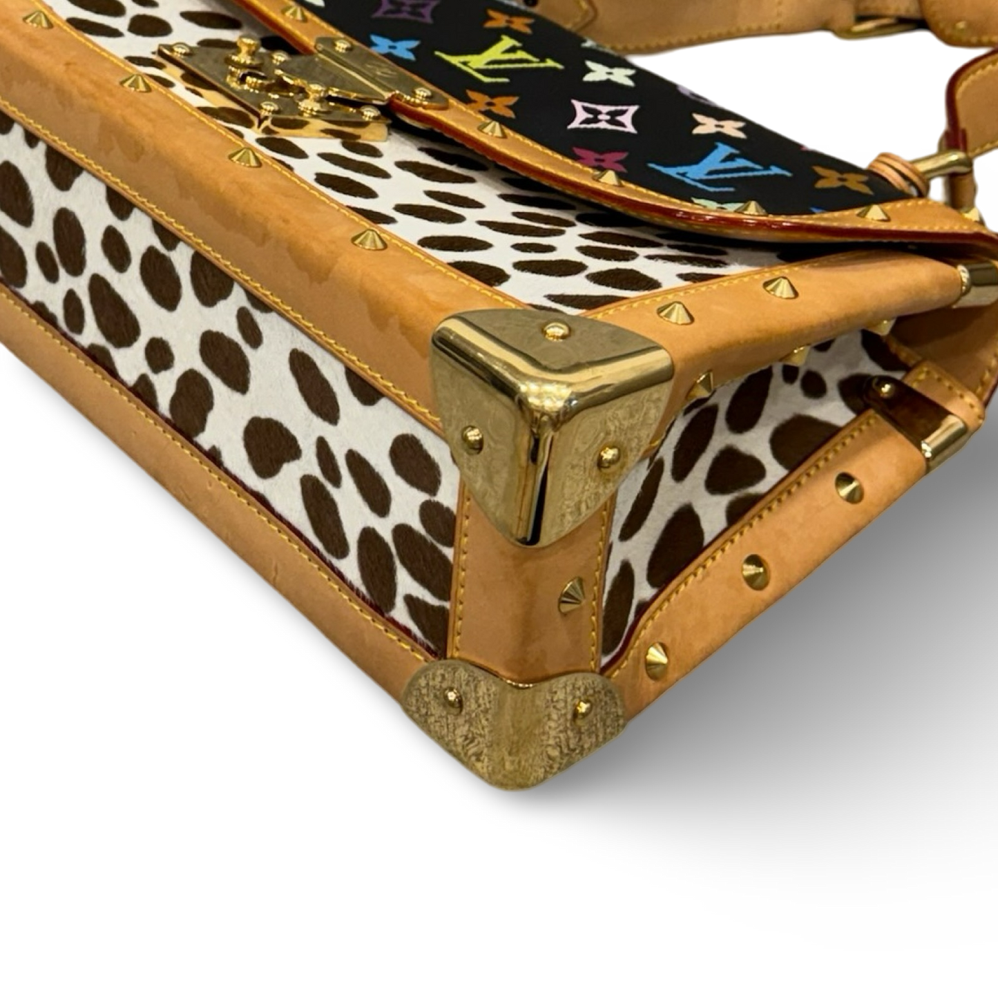 Louis Vuitton Monogram Multicolor Dalmatian Sac Rabat Bag - Black & White
