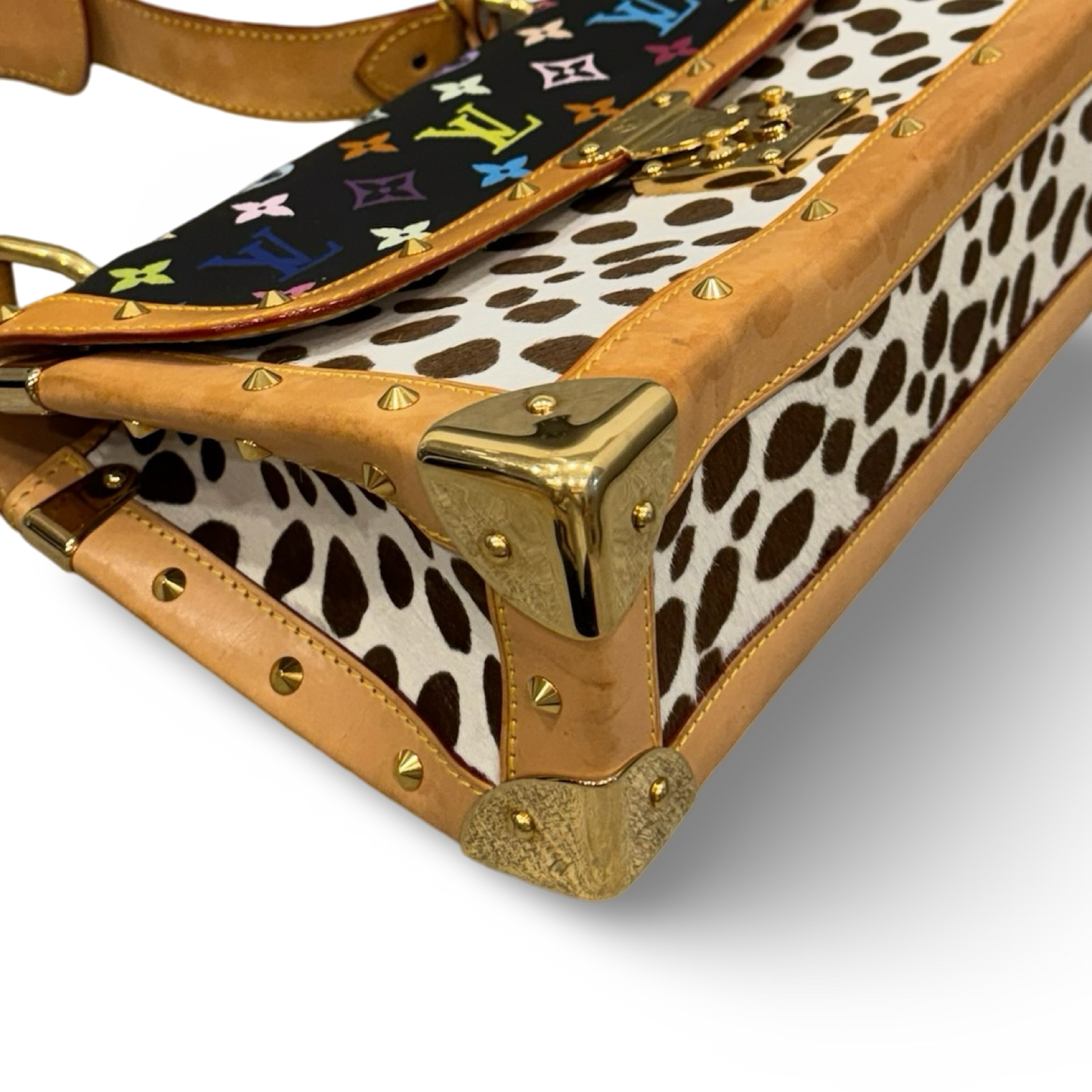Louis Vuitton Monogram Multicolor Dalmatian Sac Rabat Bag - Black & White