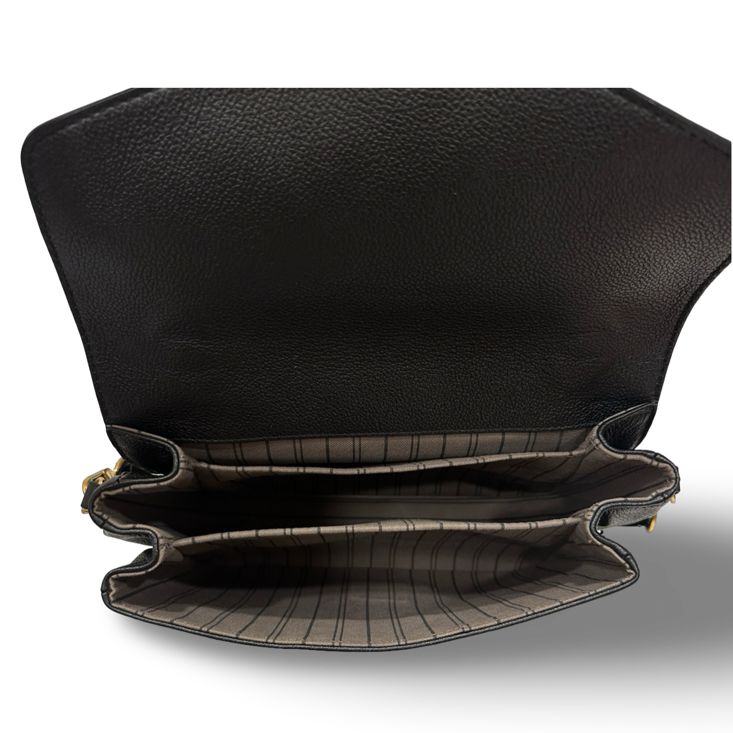 Louis Vuitton Monogram Empreinte Leather Pochette Métis - Black