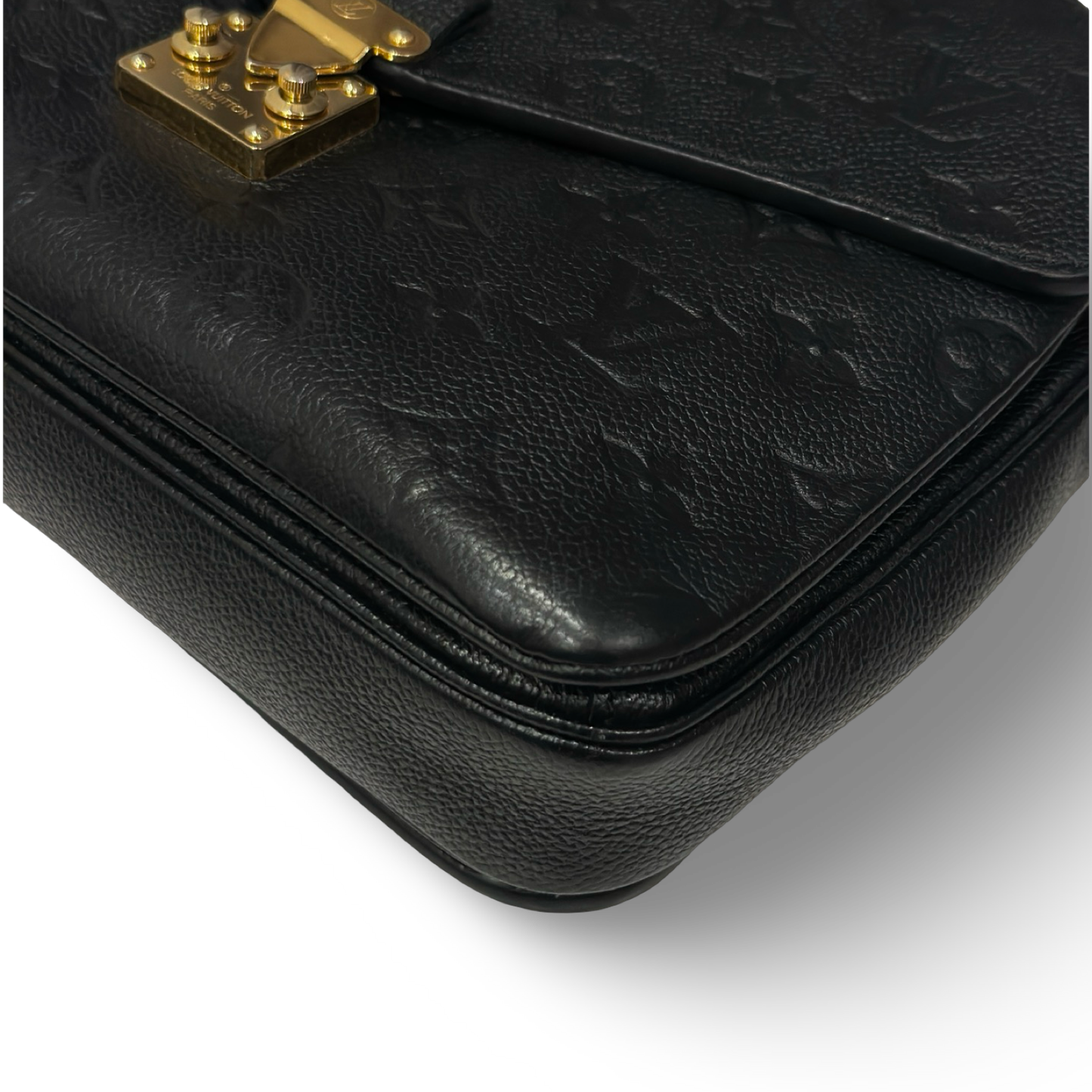 Louis Vuitton Monogram Empreinte Leather Pochette Métis - Black