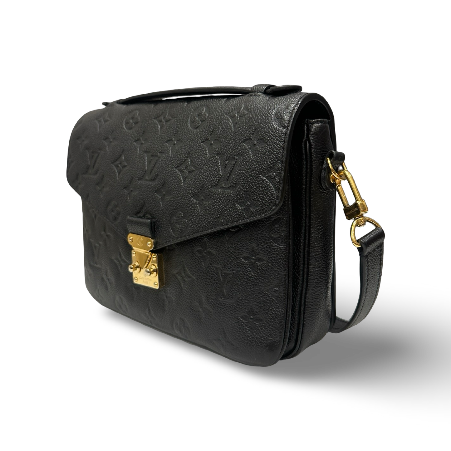 Louis Vuitton Monogram Empreinte Leather Pochette Métis - Black