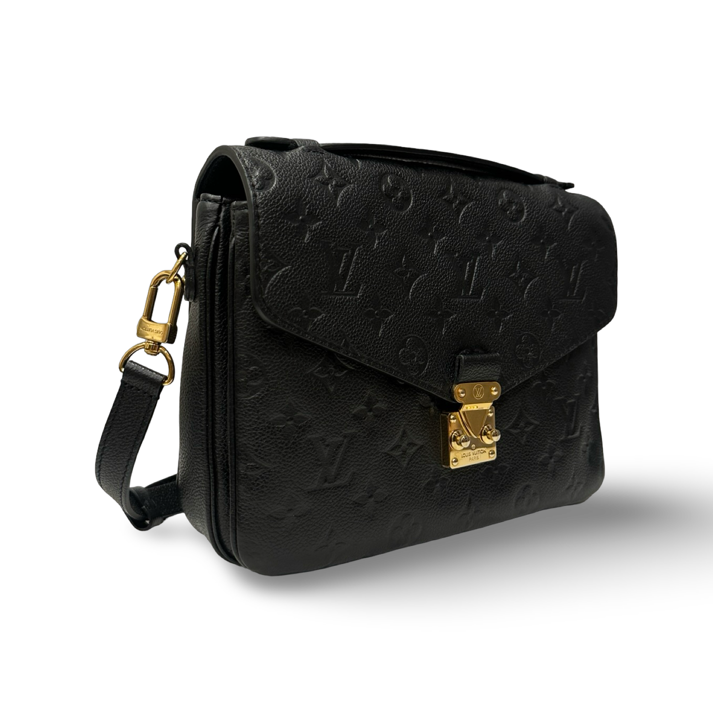 Louis Vuitton Monogram Empreinte Leather Pochette Métis - Black
