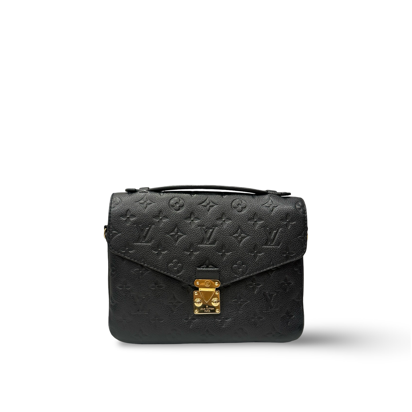 Louis Vuitton Monogram Empreinte Leather Pochette Métis - Black