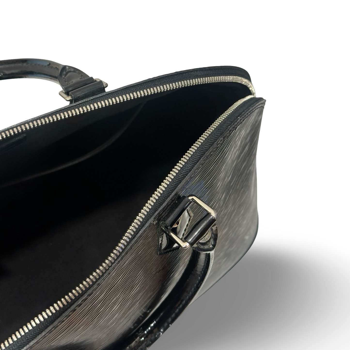 Louis Vuitton Patent EPI GM Alma Bag - SHW / Black
