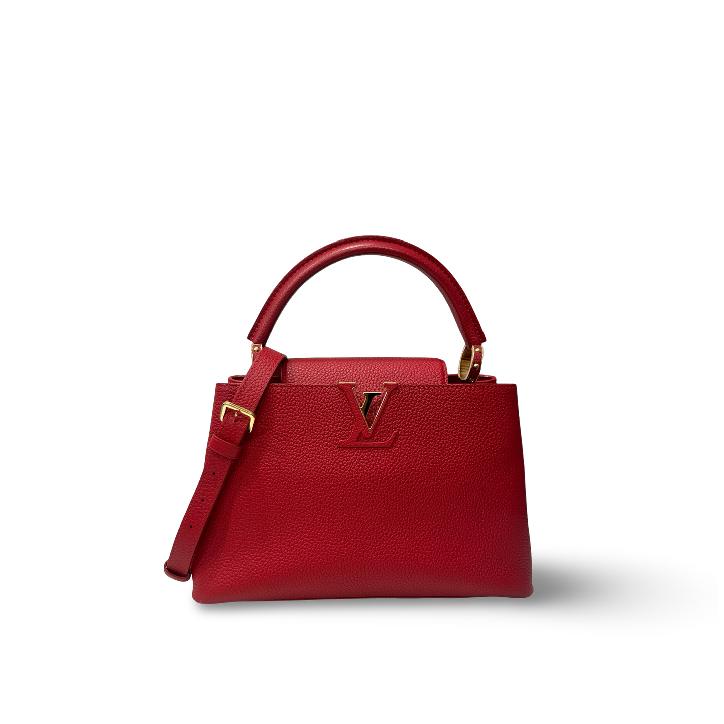 Louis Vuitton Capucines PM Bag - GHW / Red