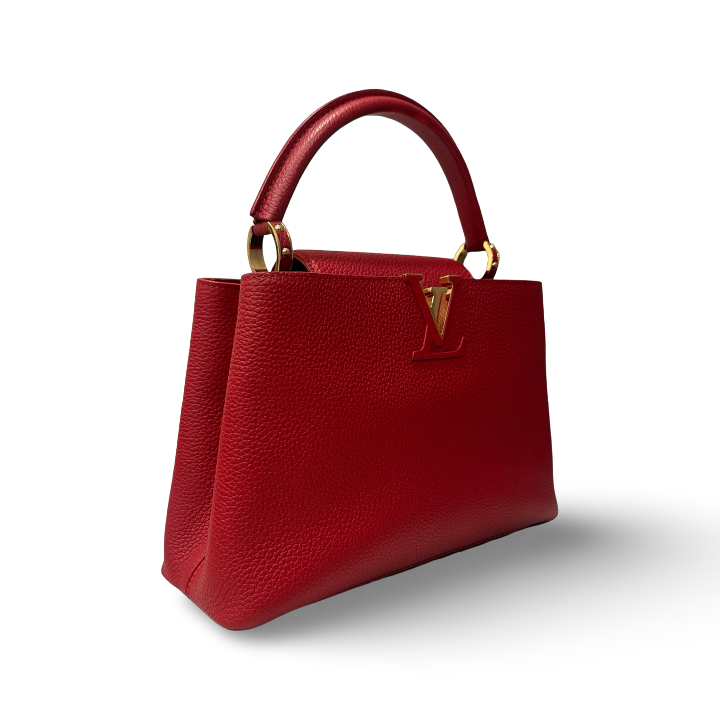 Louis Vuitton Capucines PM Bag - GHW / Red