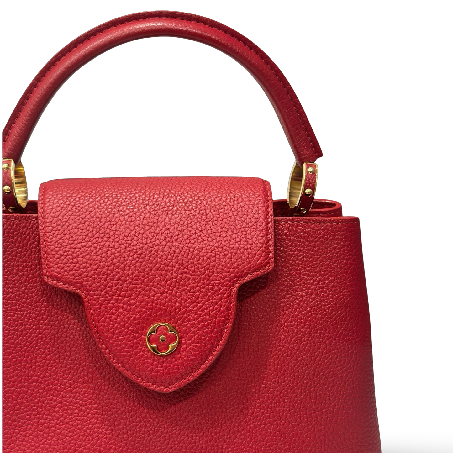 Louis Vuitton Capucines PM Bag - GHW / Red