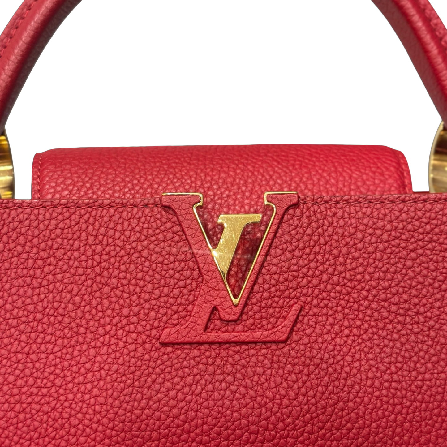 Louis Vuitton Capucines PM Bag - GHW / Red