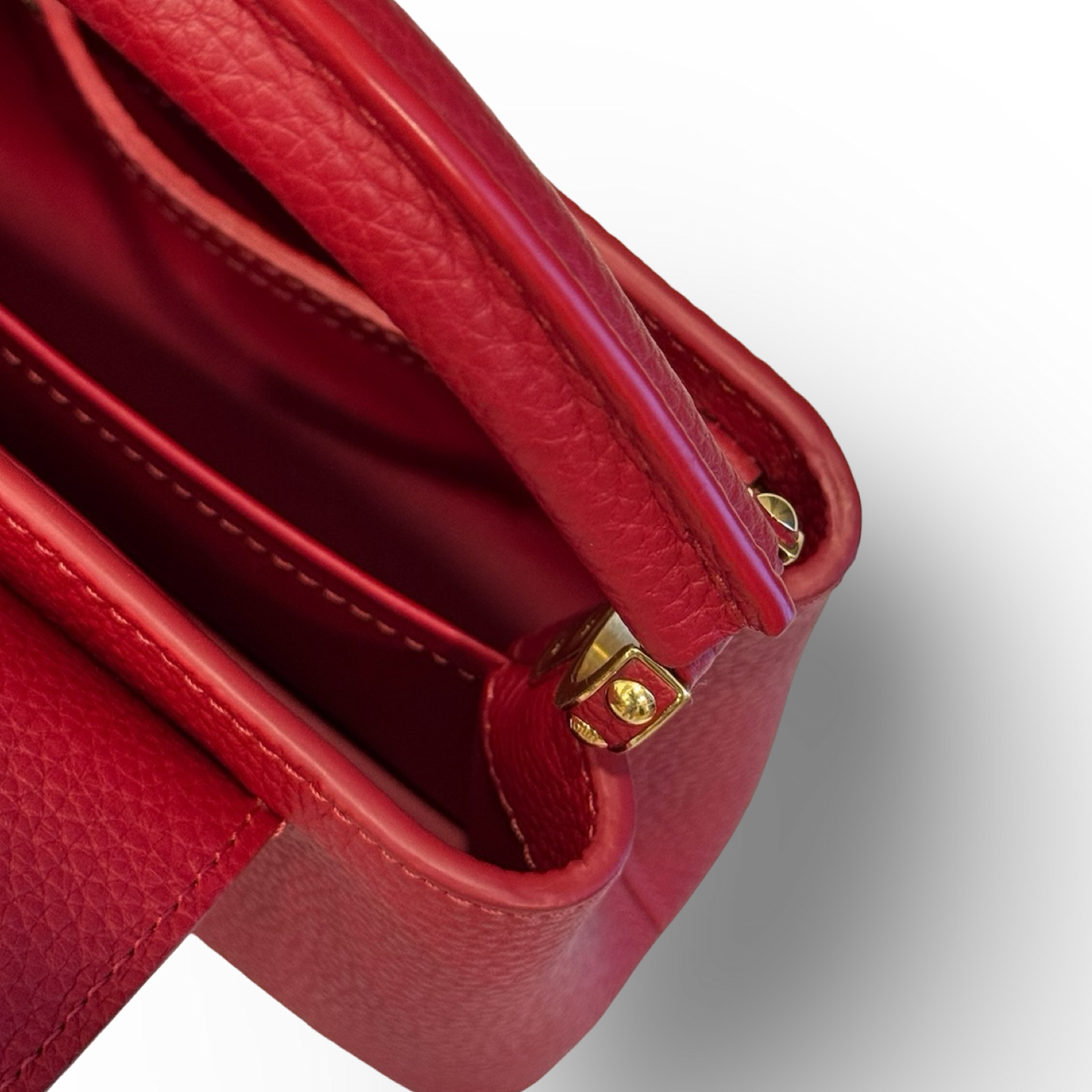 Louis Vuitton BB Capucines Bag - GHW / Red