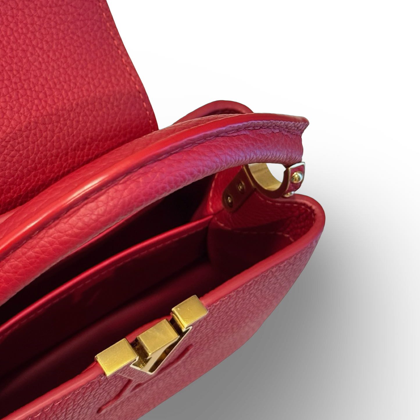 Louis Vuitton BB Capucines Bag - GHW / Red