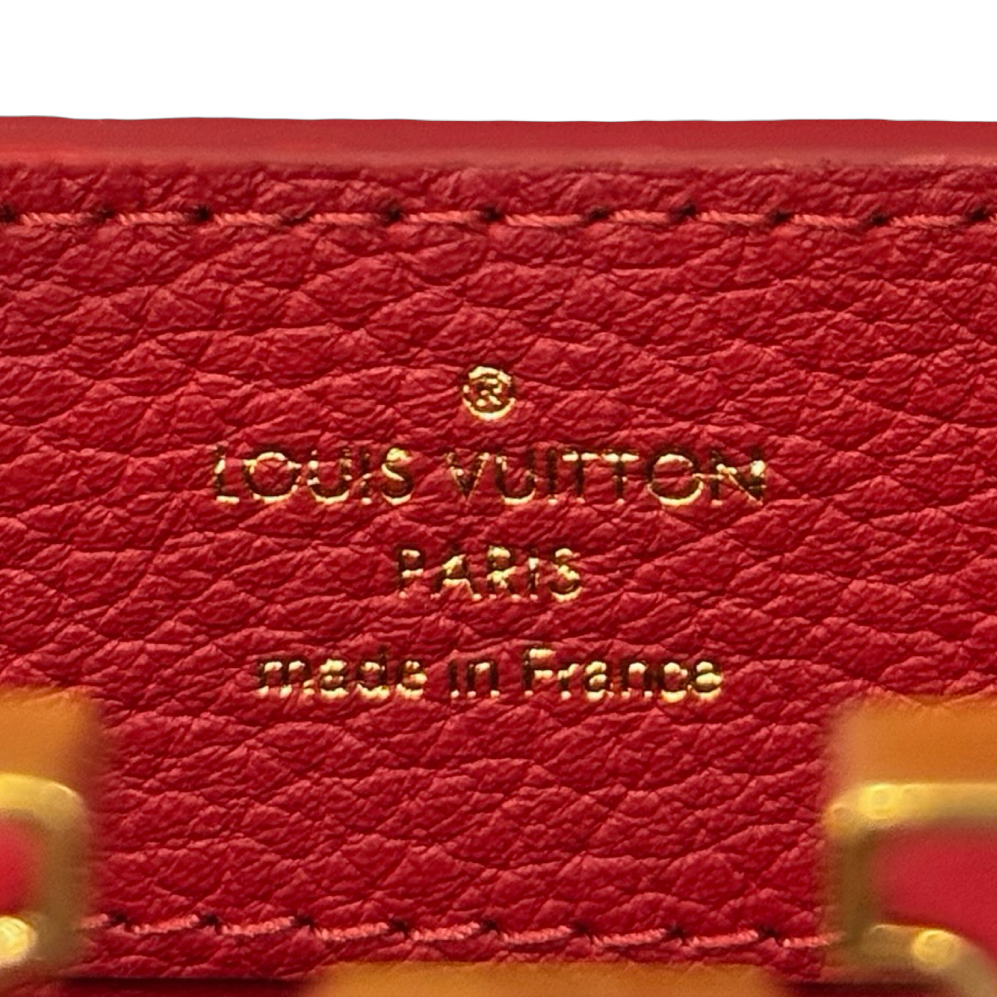 Louis Vuitton BB Capucines Bag - GHW / Red