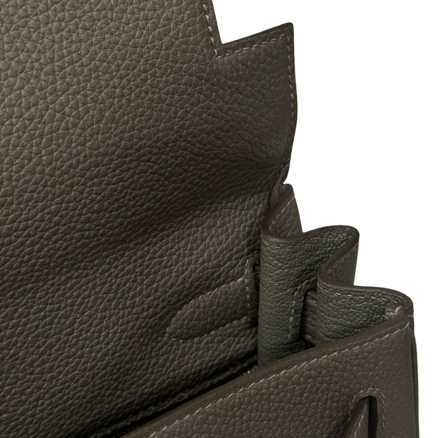 Hermes Togo Kelly 28 - GHW / Grey