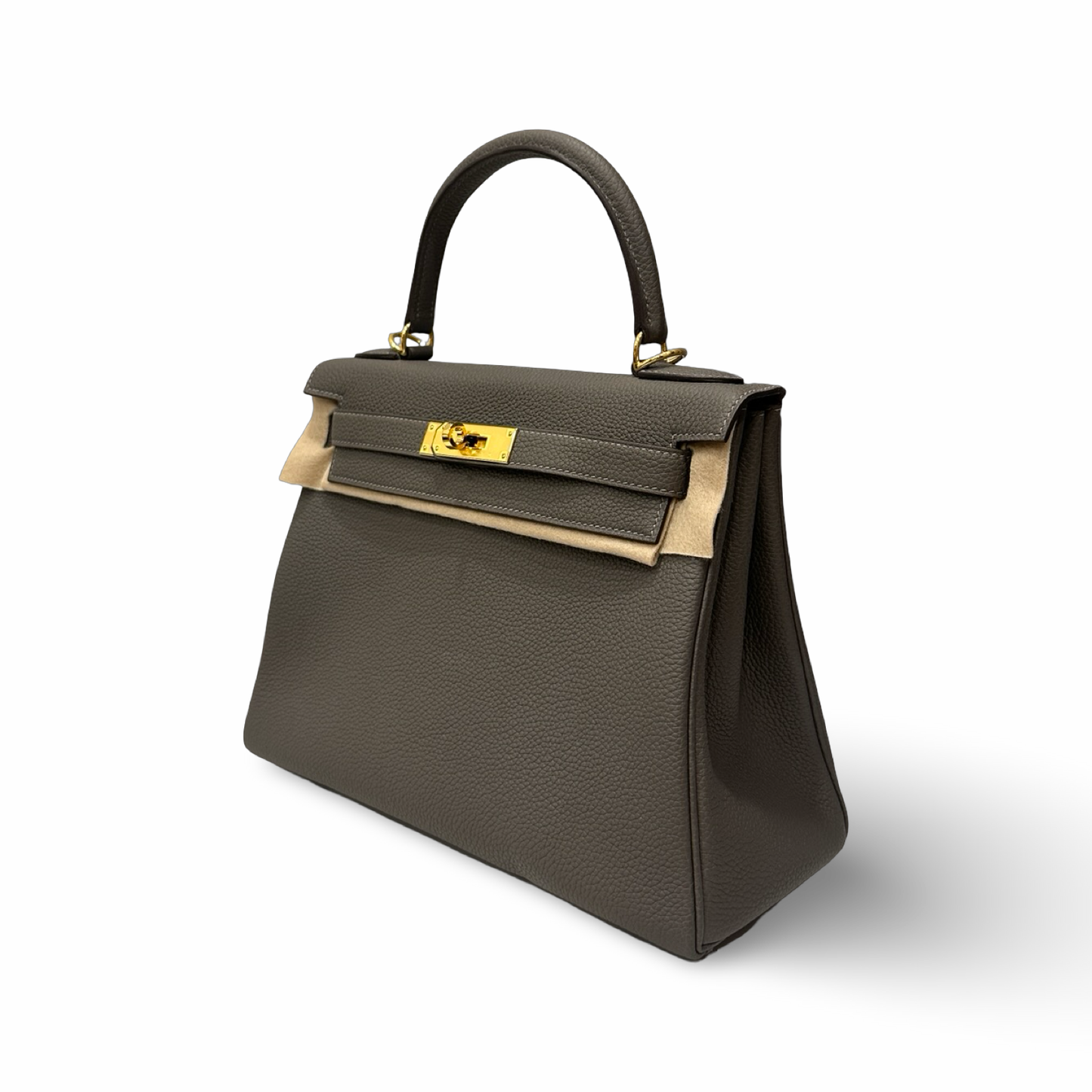 Hermes Togo Kelly 28 - GHW / Grey