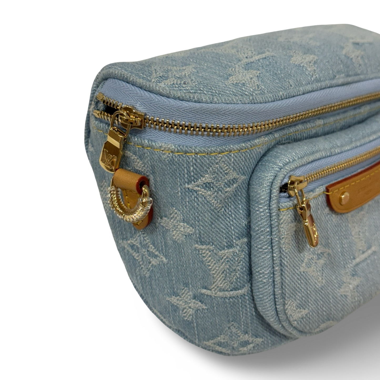 Louis Vuitton Monogram Denim Bumbag - GHW / Blue