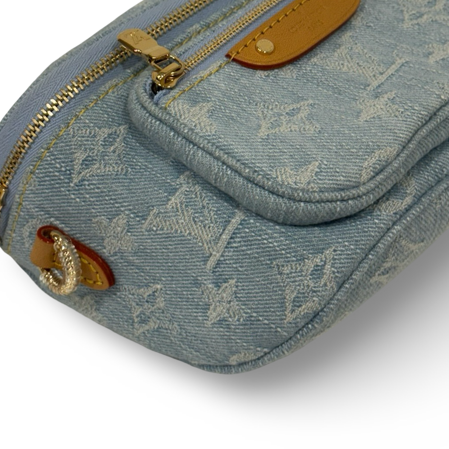 Louis Vuitton Monogram Denim Bumbag - GHW / Blue