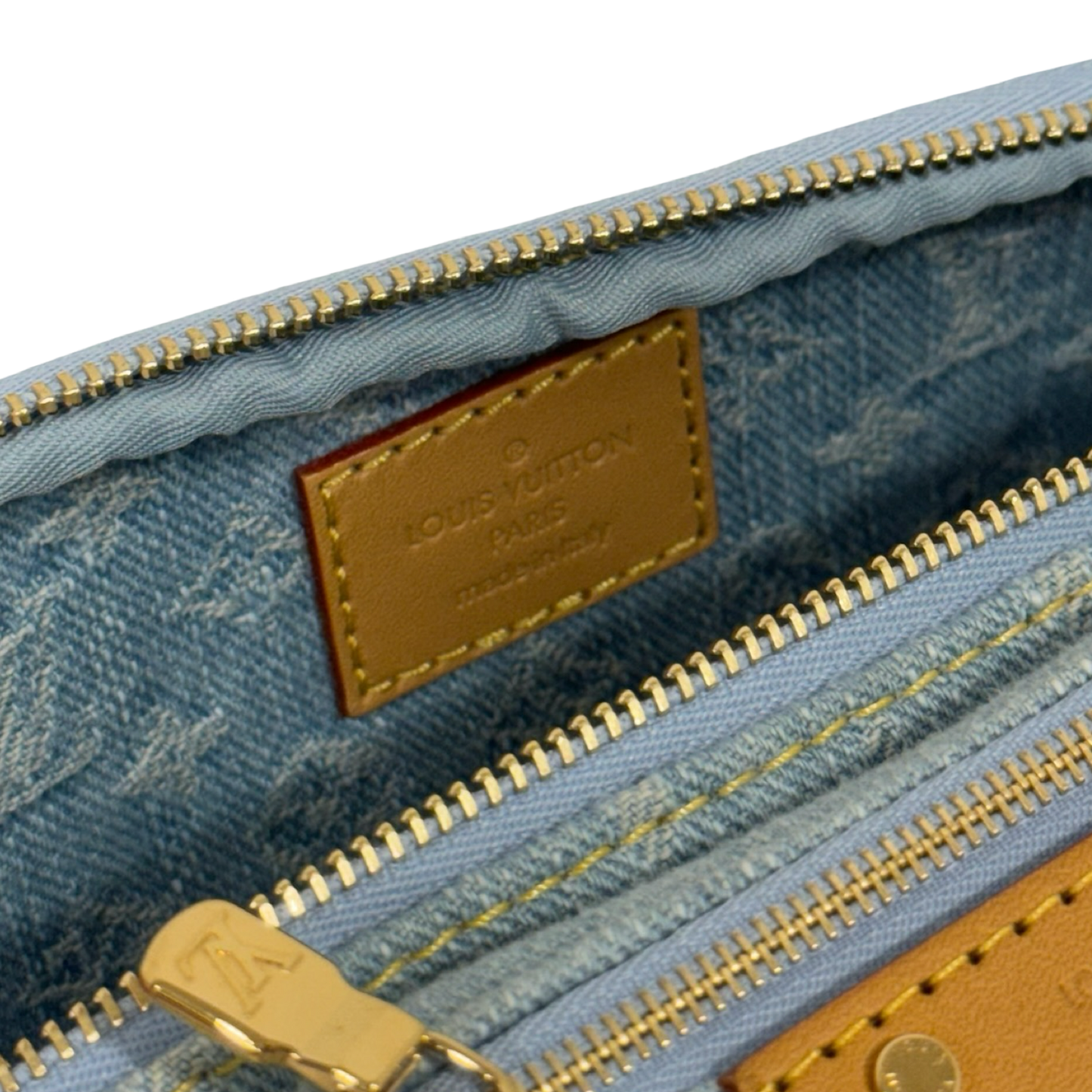 Louis Vuitton Monogram Denim Bumbag - GHW / Blue