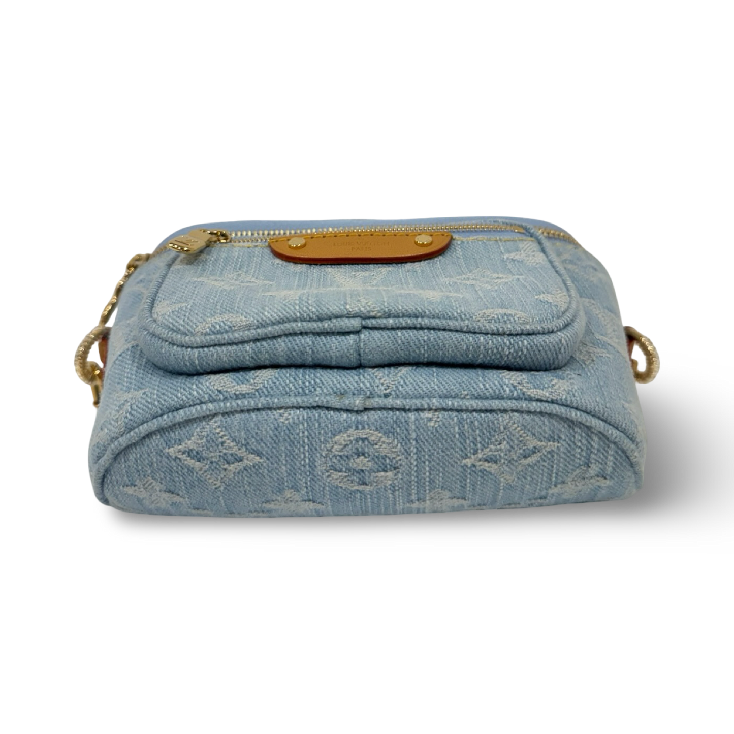 Louis Vuitton Monogram Denim Bumbag - GHW / Blue