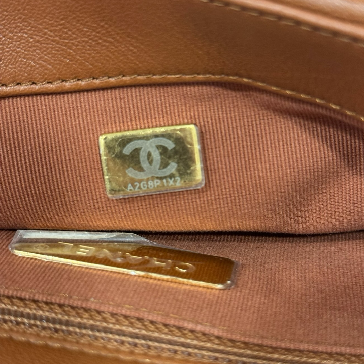 Chanel Quilted Calfskin Medium 19 Bag - GHW / Caramel