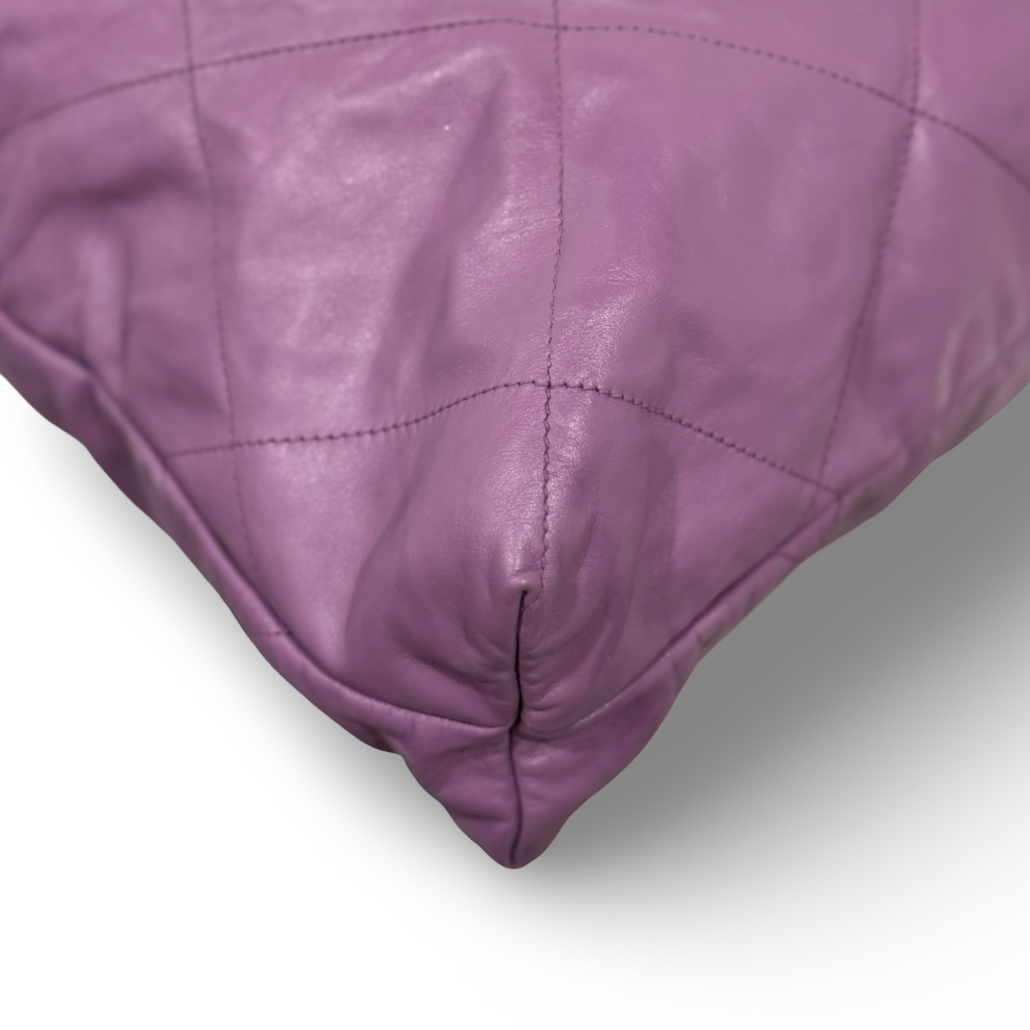 Chanel Quilted Lambskin Large 22 Bag - GHW / Purple