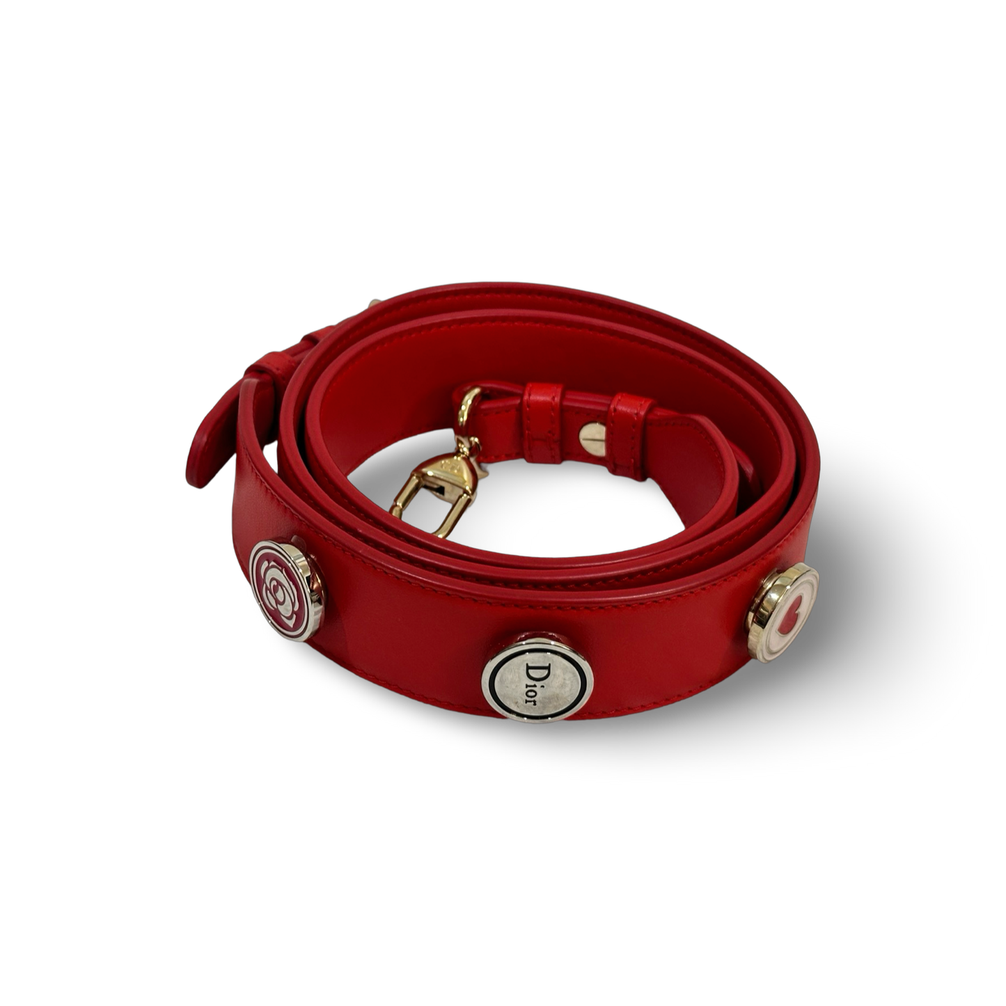 Dior Classic Lambskin Small My ABCDior Lady Dior Bag Red