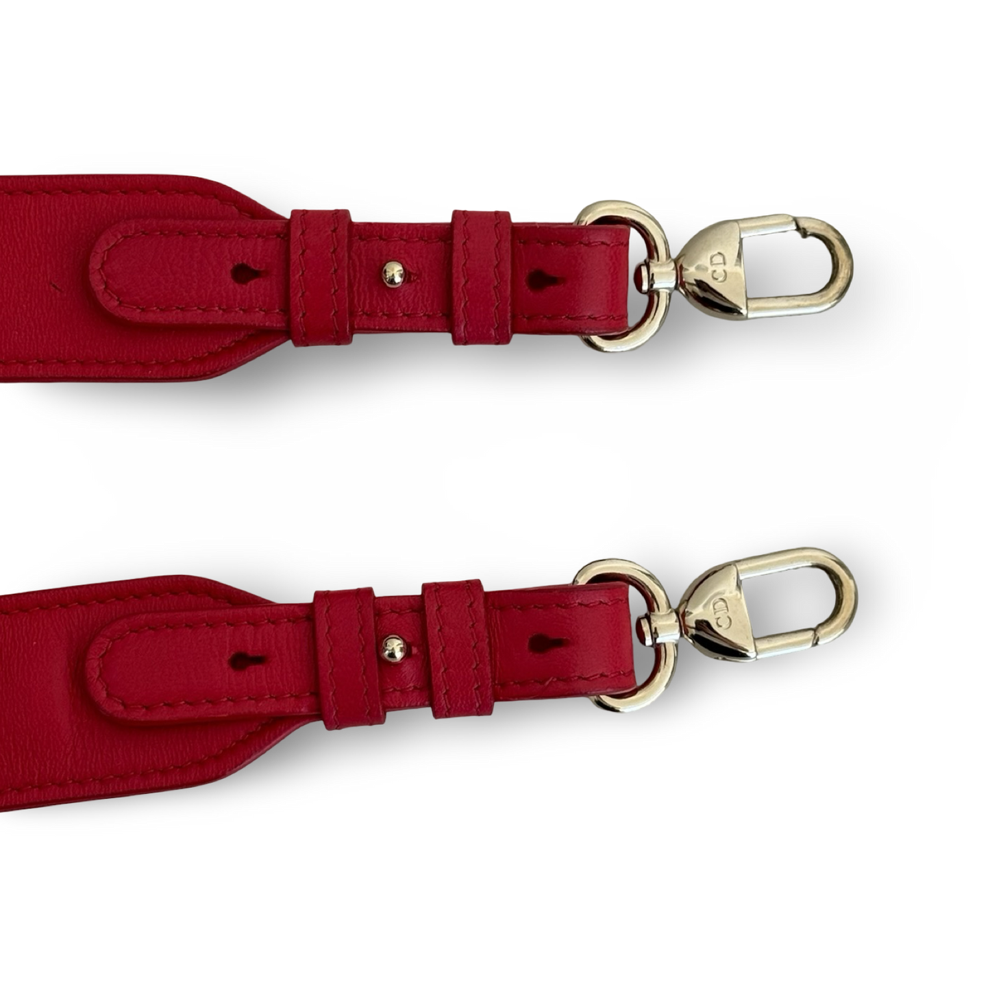 Dior Cannage Lambskin Small ABC Dior Lady Bag - GHW / Red