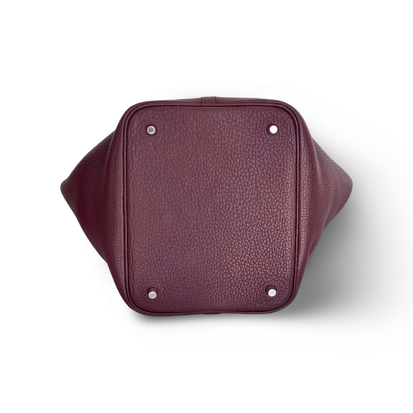 Hermes Clemence Picotin Lock 22 - PHW / Burgundy