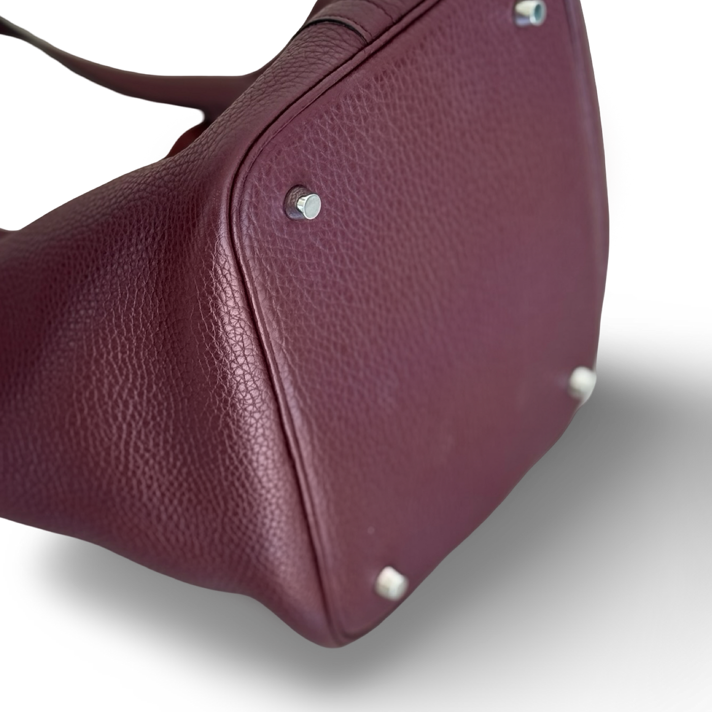 Hermes Clemence Picotin Lock 22 - PHW / Burgundy
