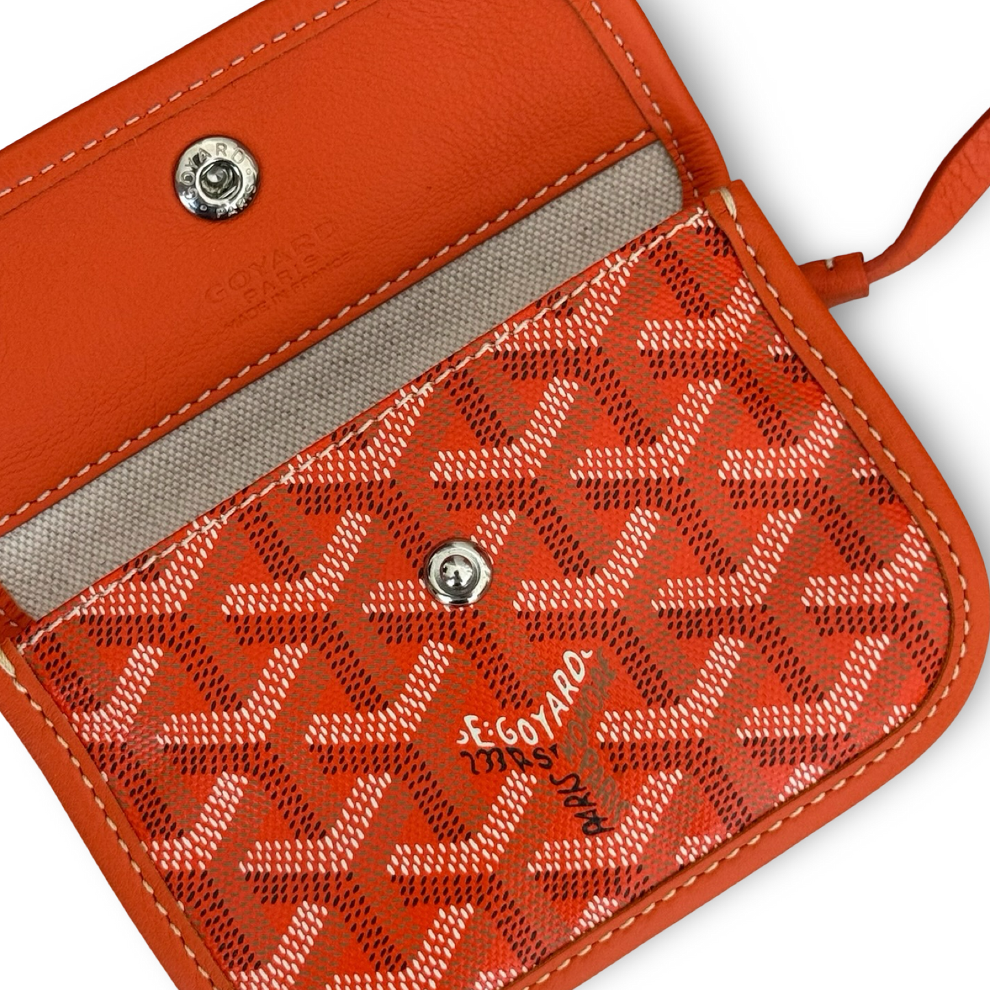 Goyard Goyardine Reversible Mini Anjou - Orange