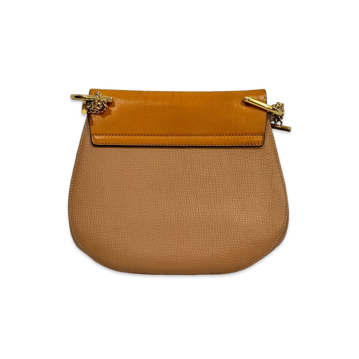 Chloé Medium Drew Bag - GHW / Brown Yellow