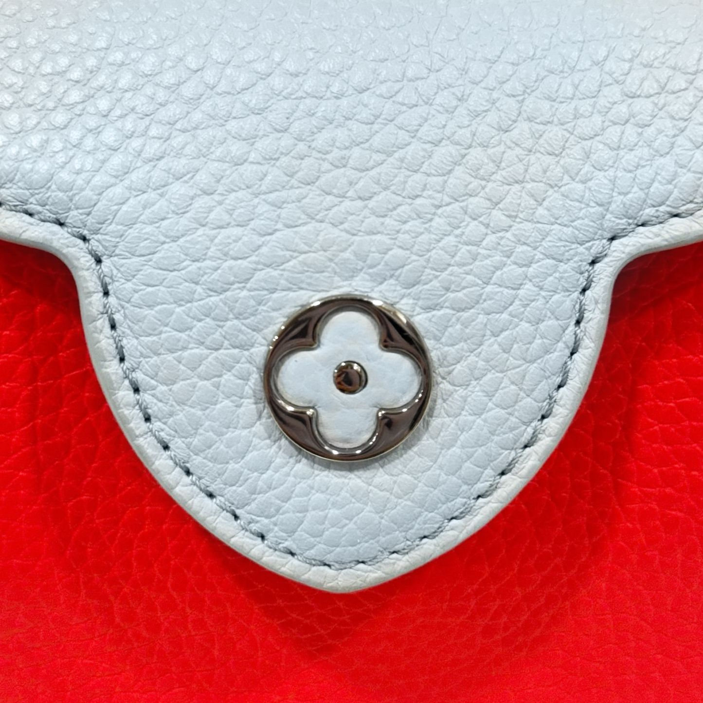 Louis Vuitton Muti-Color Capucines Mini Bag - SHW / Red / Light Blue