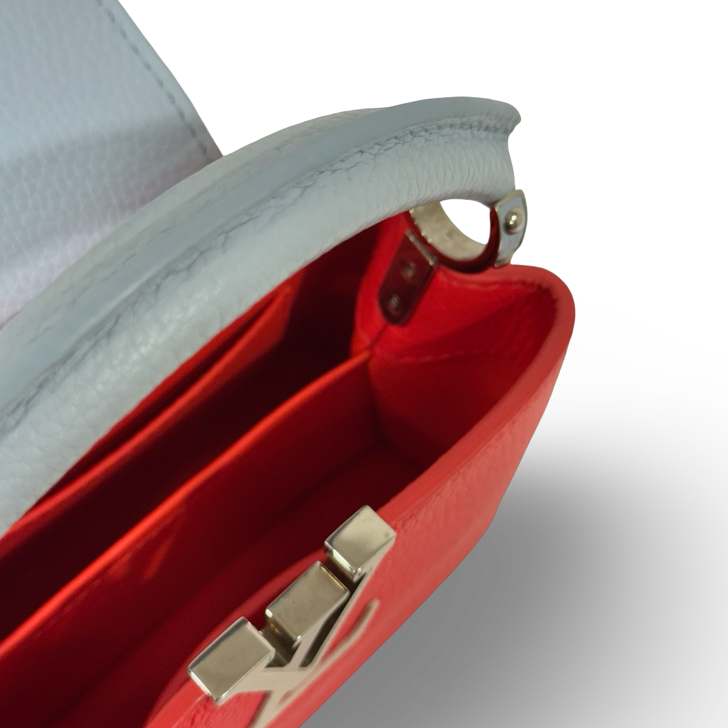 Louis Vuitton Muti-Color Capucines Mini Bag - SHW / Red / Light Blue