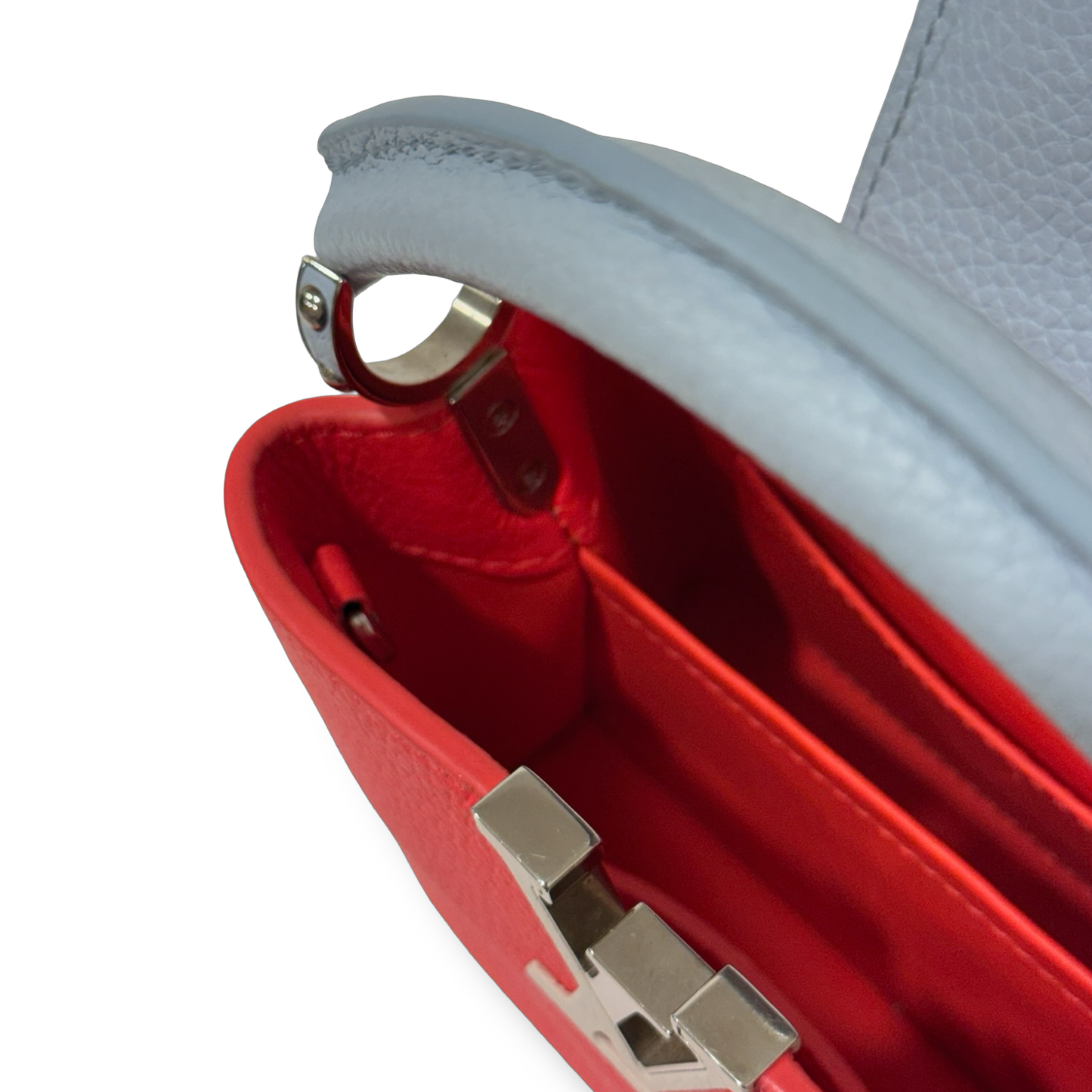 Louis Vuitton Muti-Color Capucines Mini Bag - SHW / Red / Light Blue