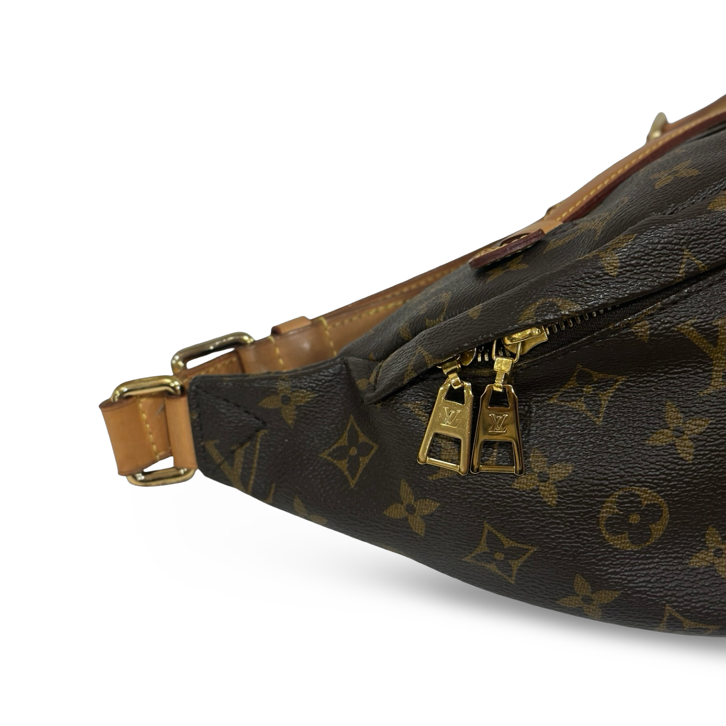 Louis Vuitton Monogram Bum Bag Waist Bag- GHW / Brown