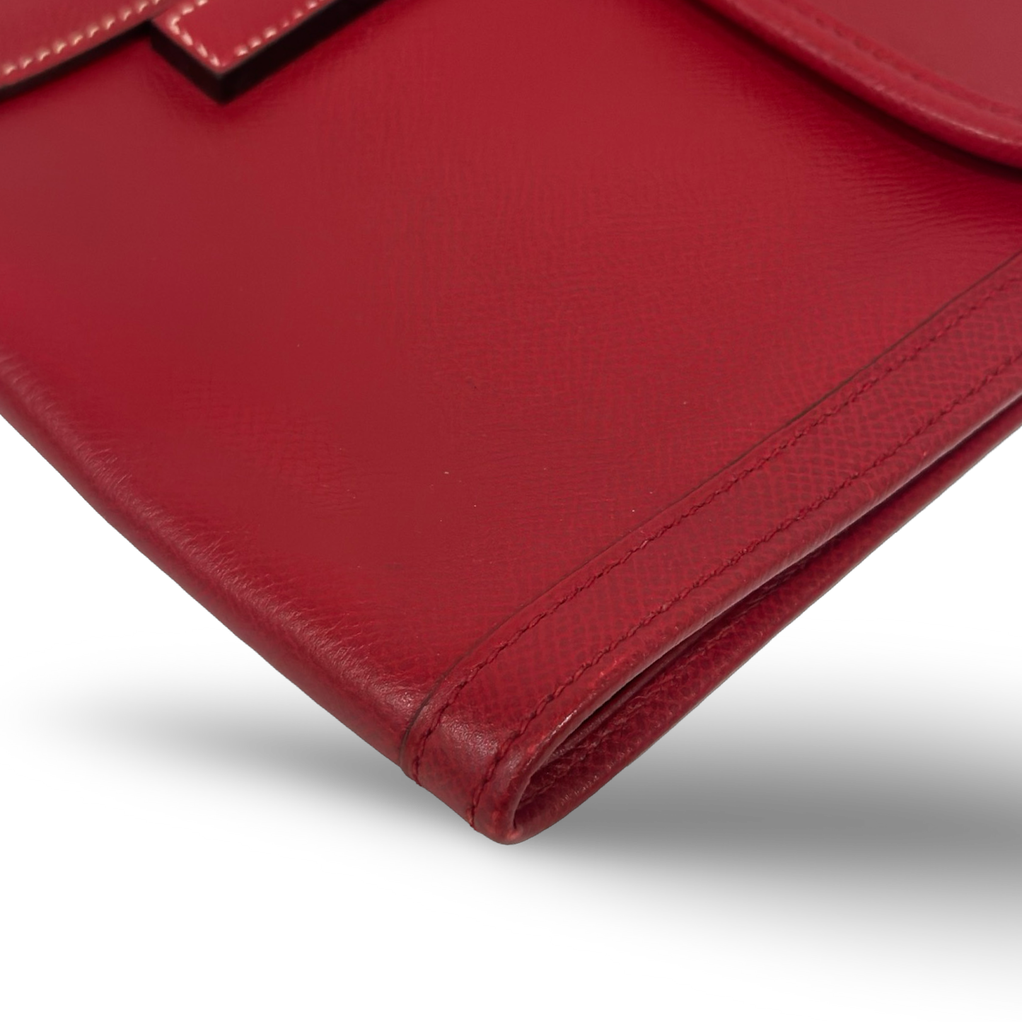 Hermes Epsom Jige PM Clutch - Red