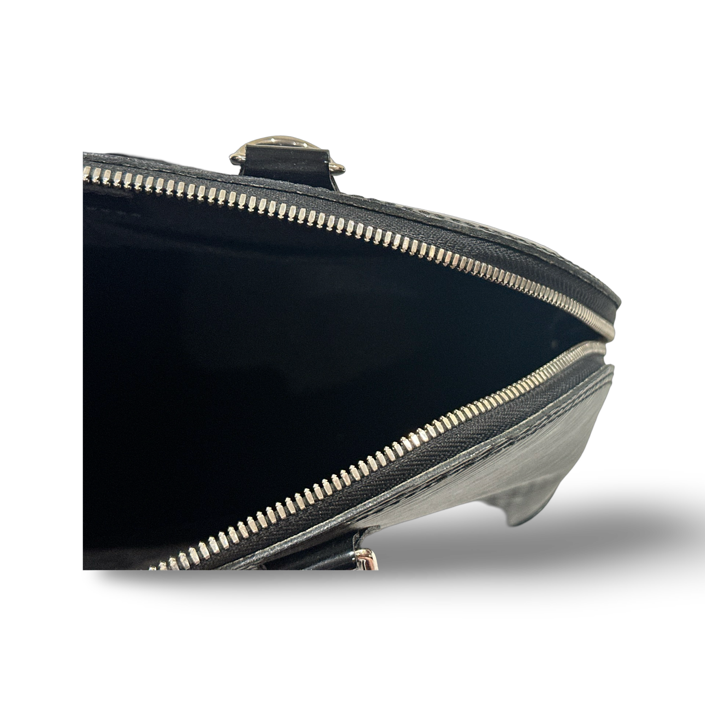 Louis Vuitton Patent EPI MM Alma Bag - SHW / Black