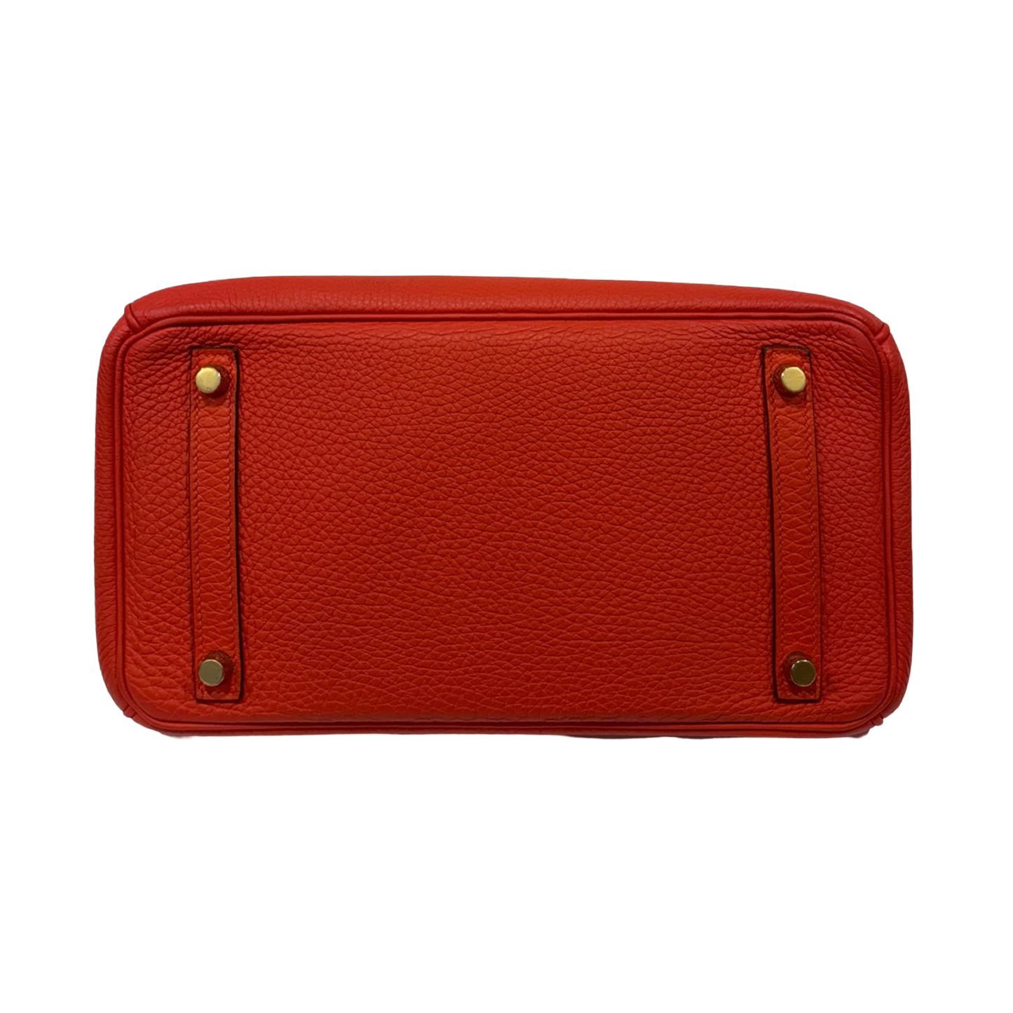 Hermes Togo 30 Birkin Bag - GHW / Red