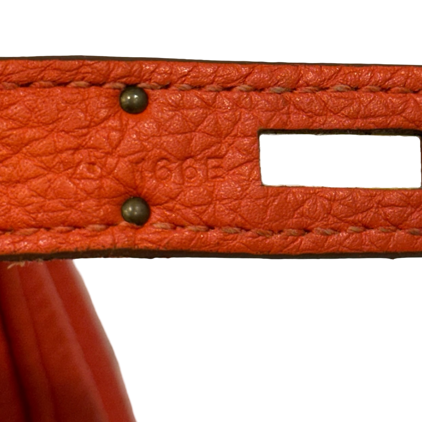 Hermes Togo 30 Birkin Bag - GHW / Red