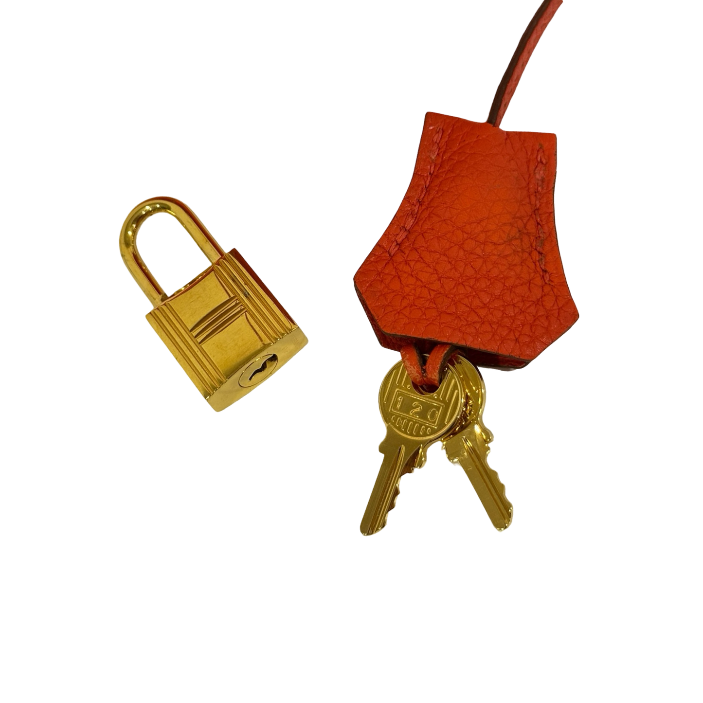 Hermes Togo 30 Birkin Bag - GHW / Red