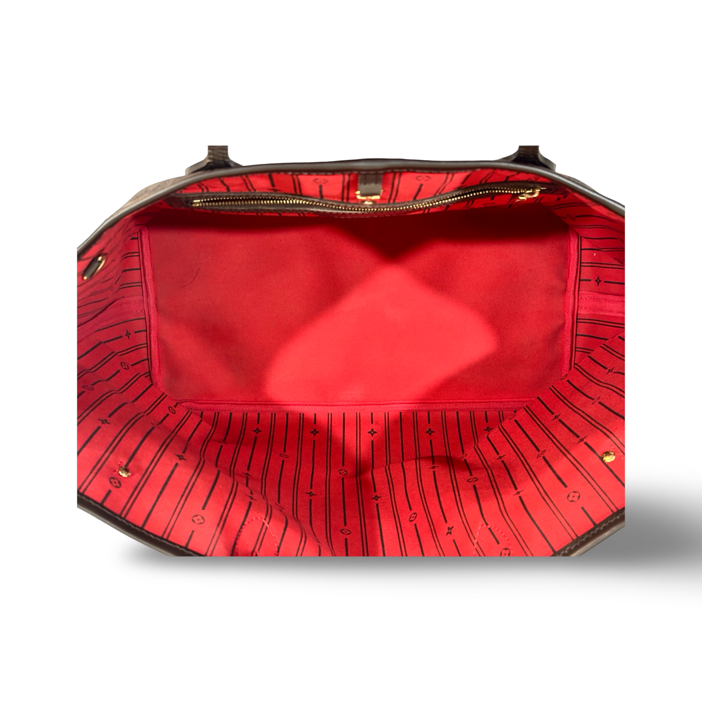 Louis Vuitton GM Damier Ebene Neverfull Tote Bag