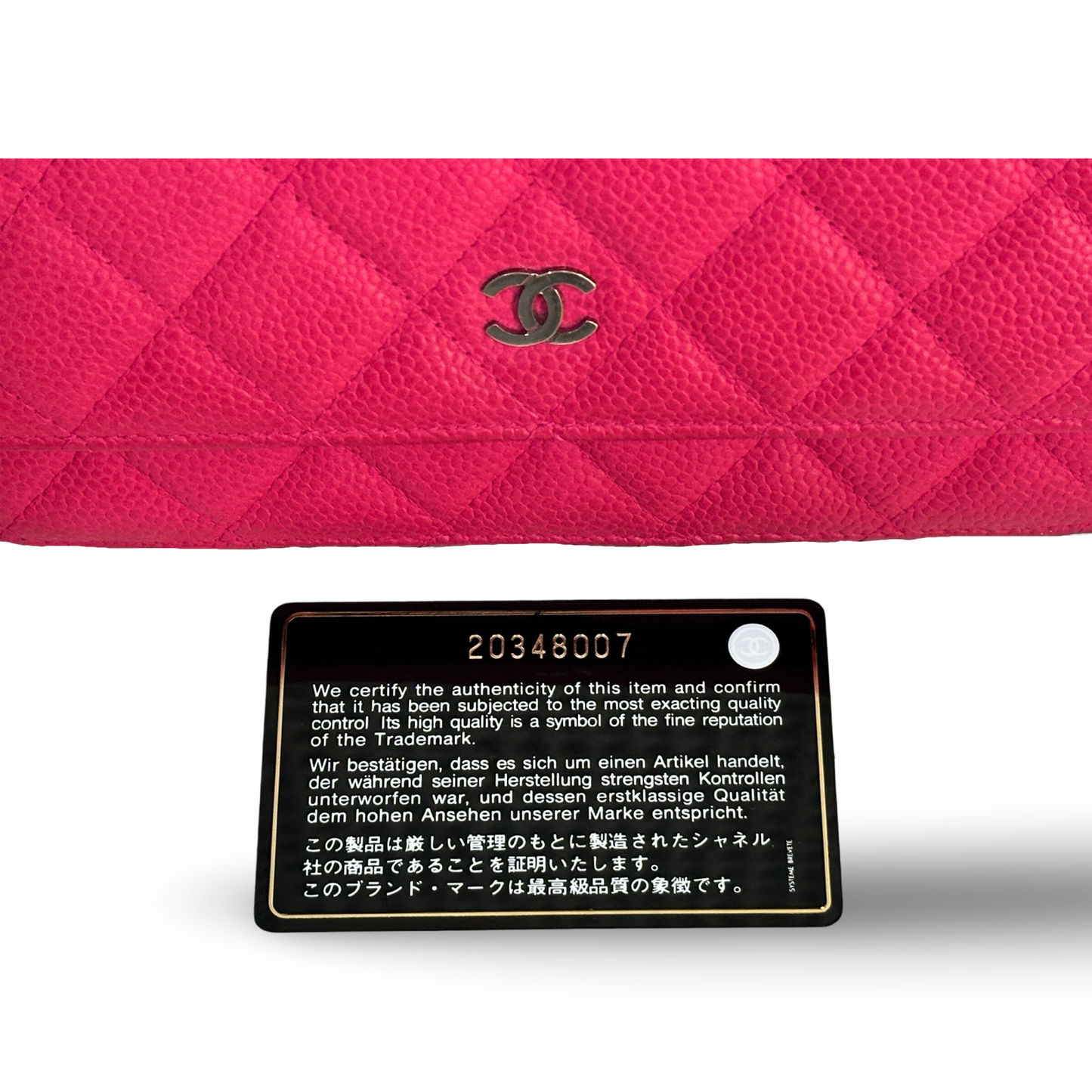 Chanel Classic Caviar WOC Pink