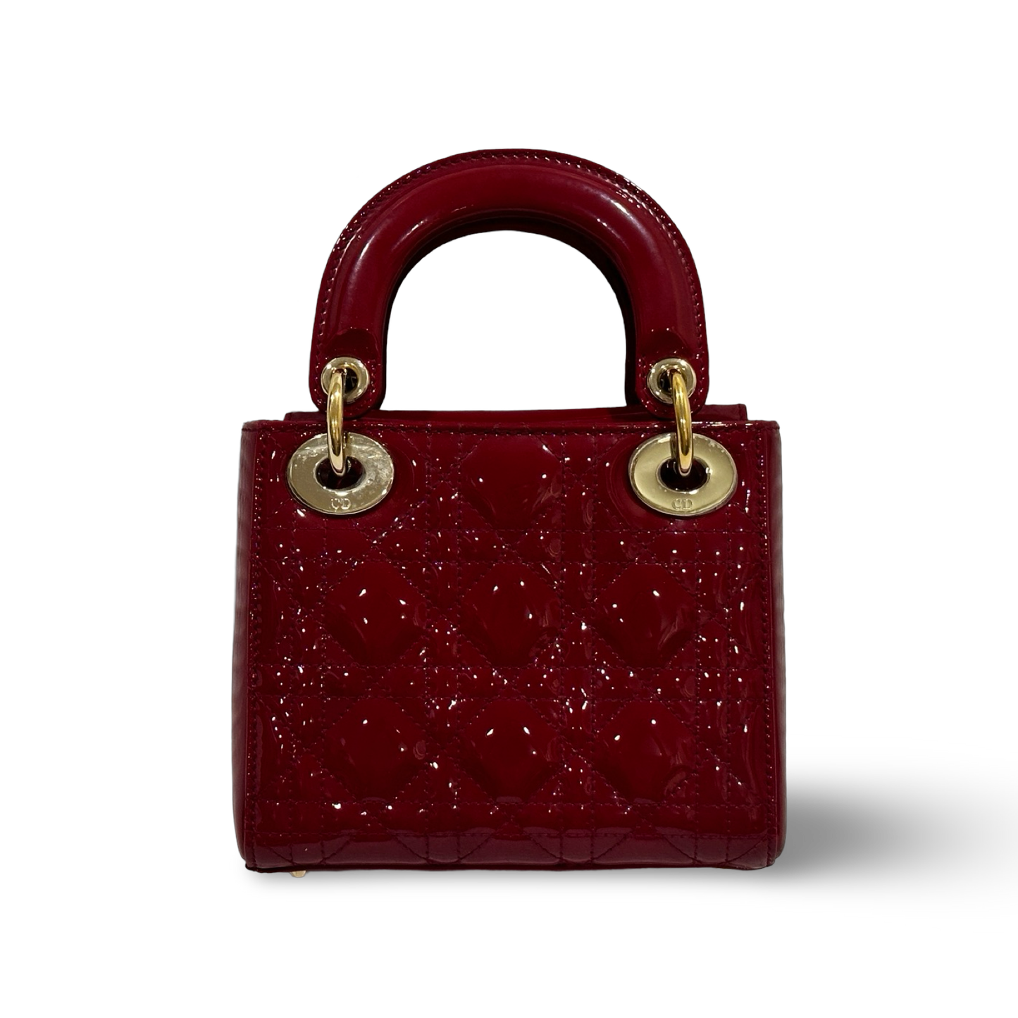 Dior Classic Patent Mini Lady Dior Bag