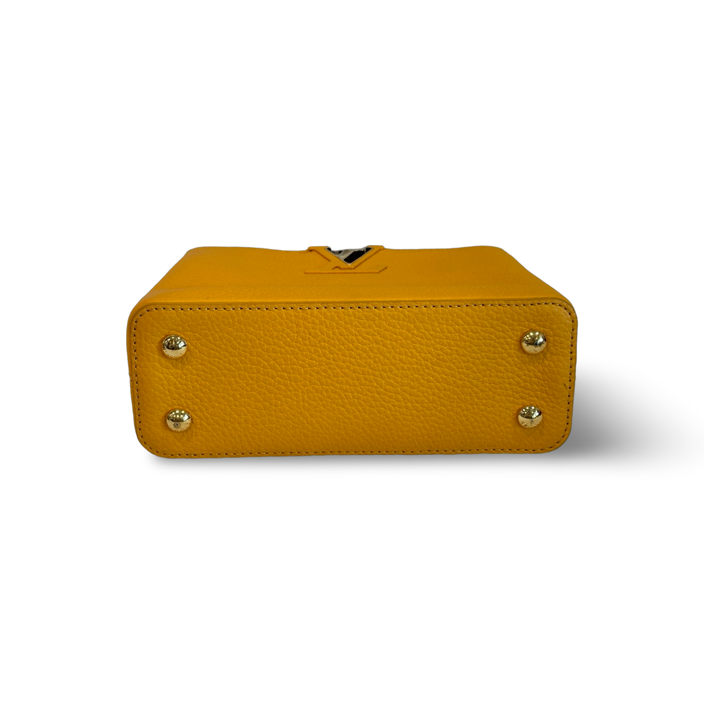 Louis Vuitton Mini Capucines Sneak Skin Yellow