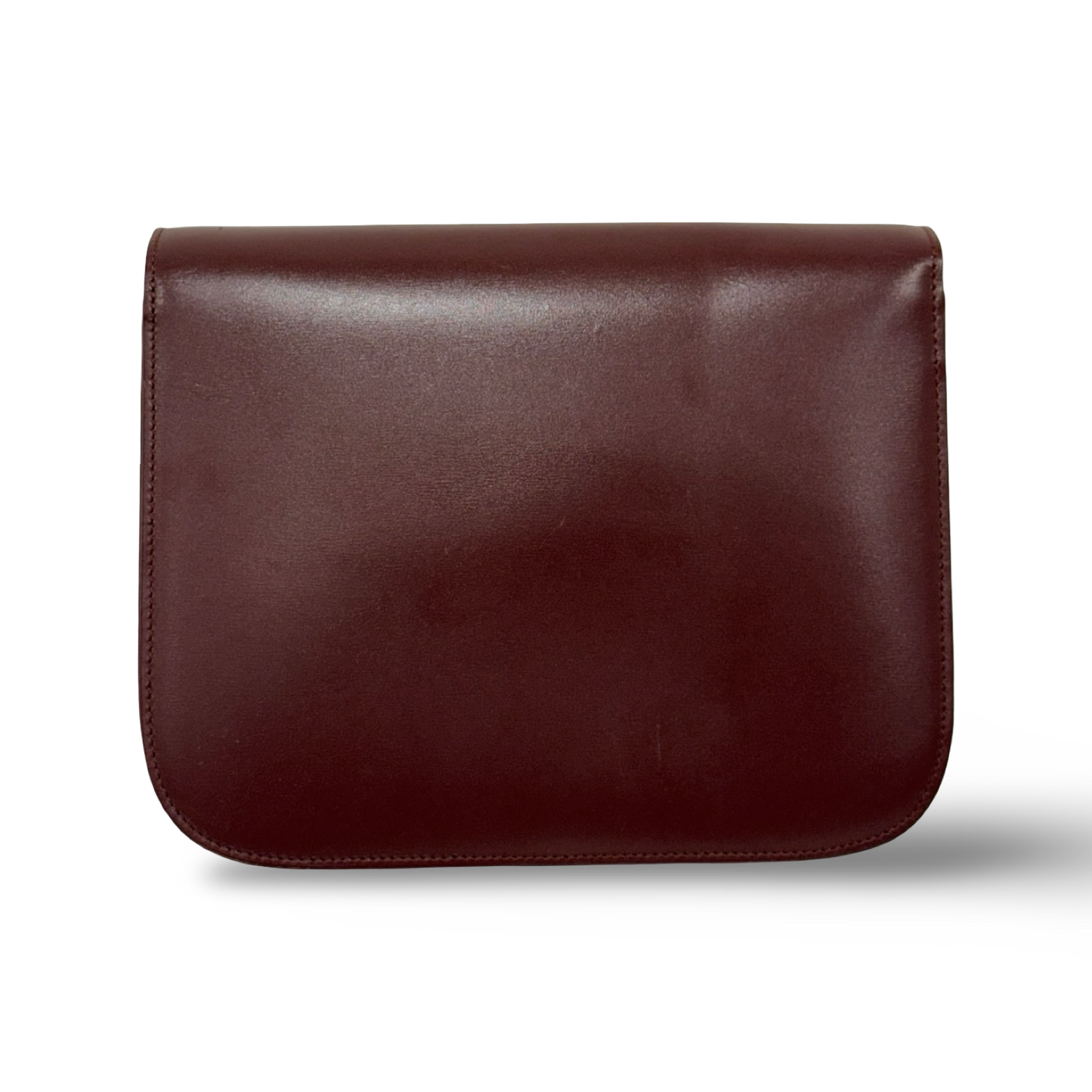 Celine Calfskin Medium Classic Box - GHW / Burgundy