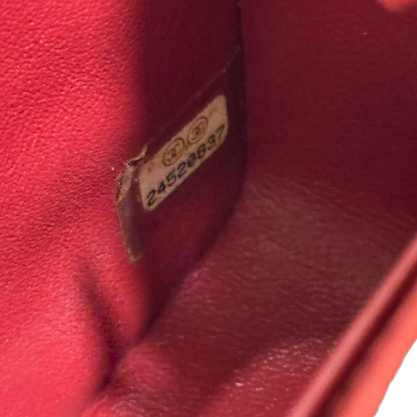 Chanel Quilted Lambskin Mini Flap Bag - GHW / Maroon