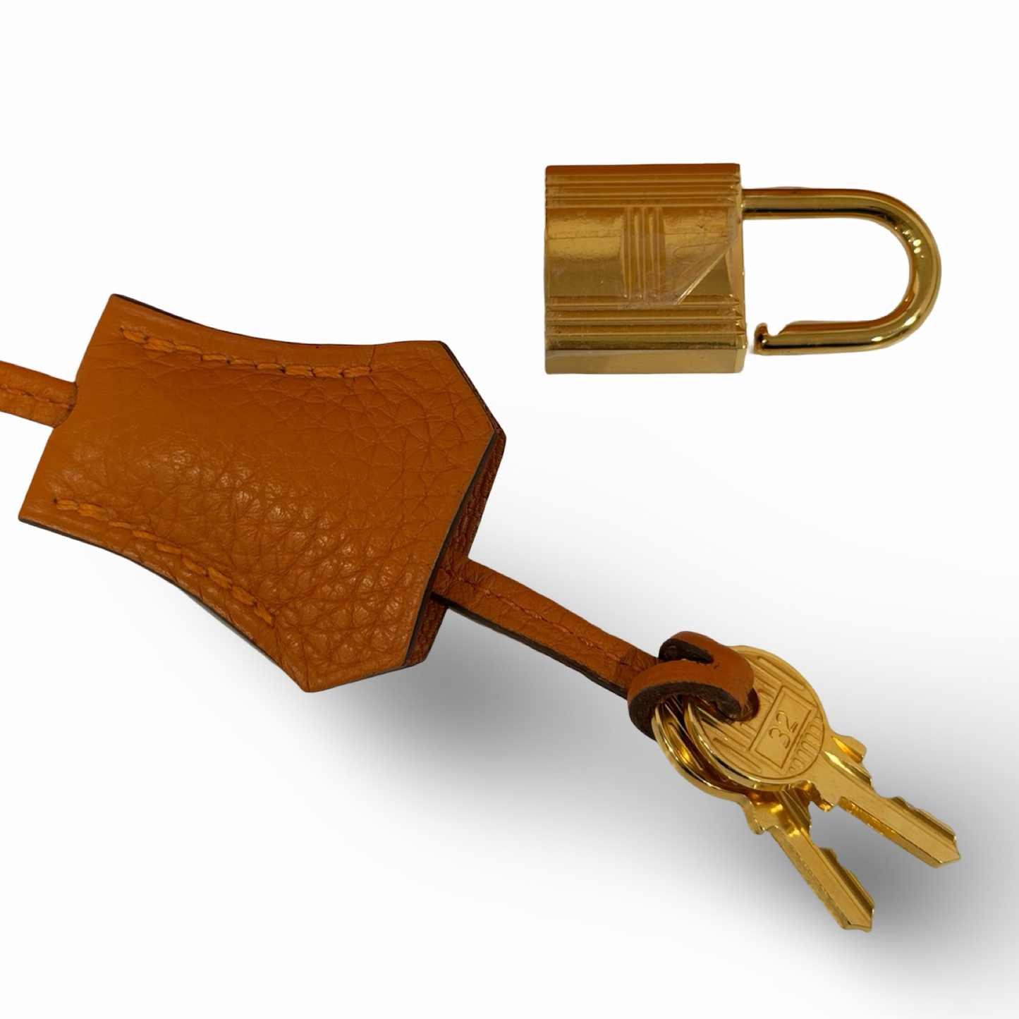 Hermes Togo 30 Birkin - GHW / Orange