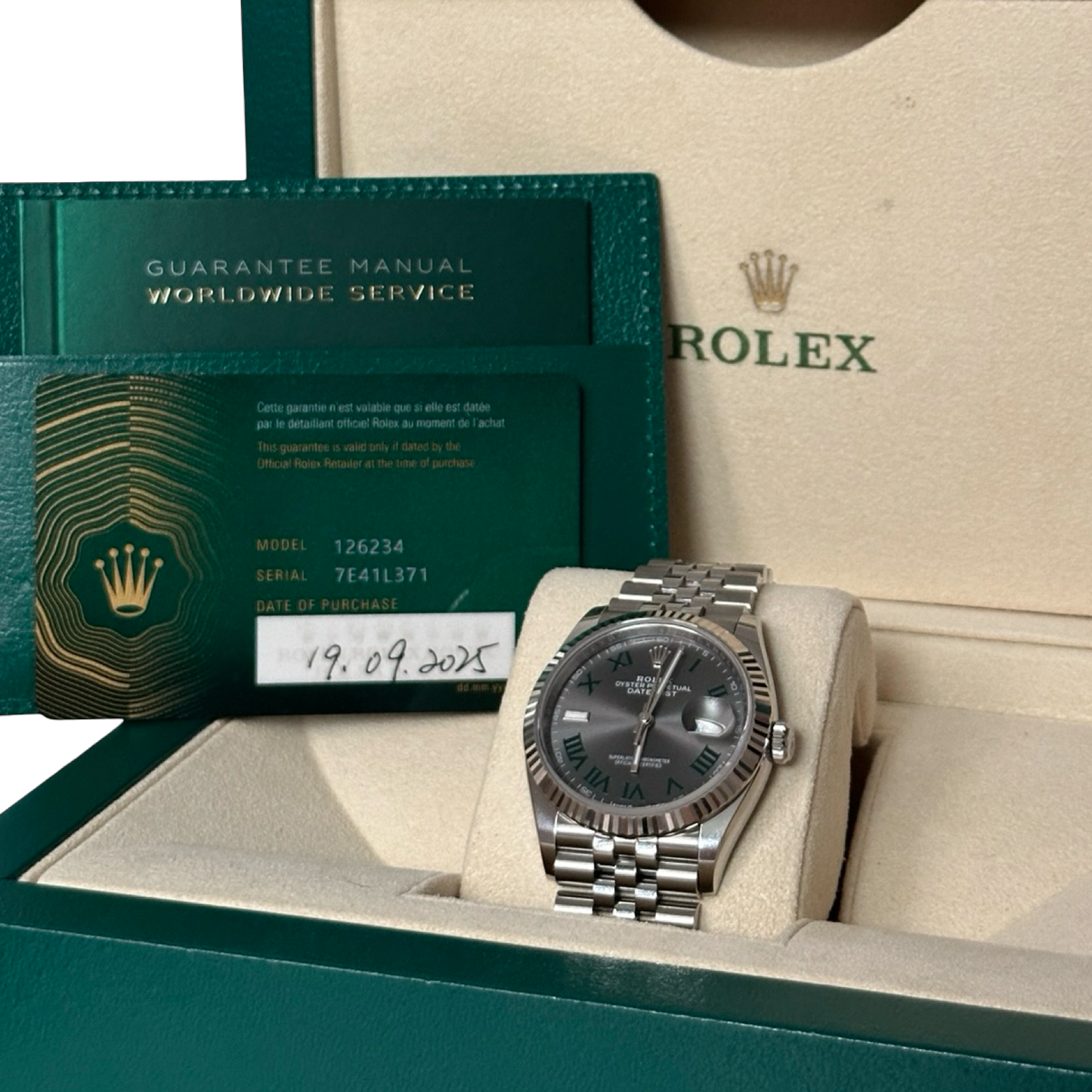 Rolex Datejust Wimbledon 36